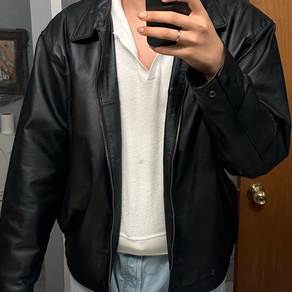 Black Leather Jacket - image 6